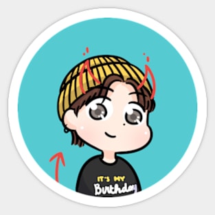 TXT Taehyun Angel or devil Sticker